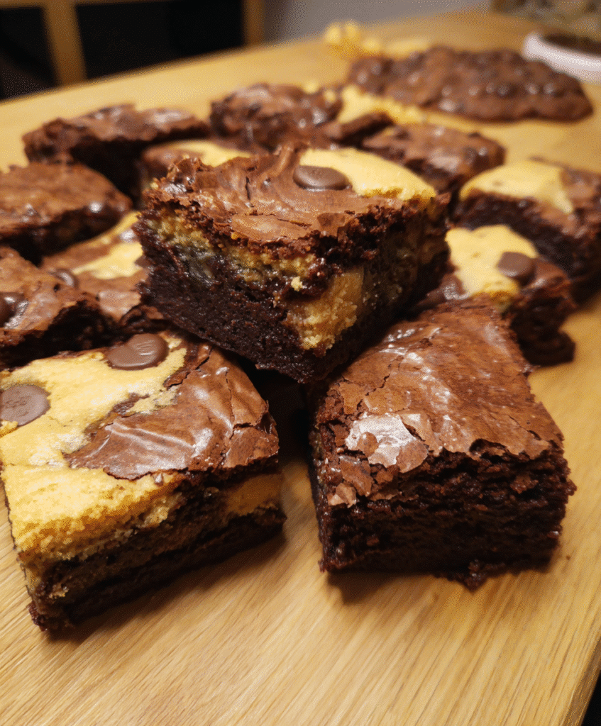 The BEST Fudgy Chewy Brookies