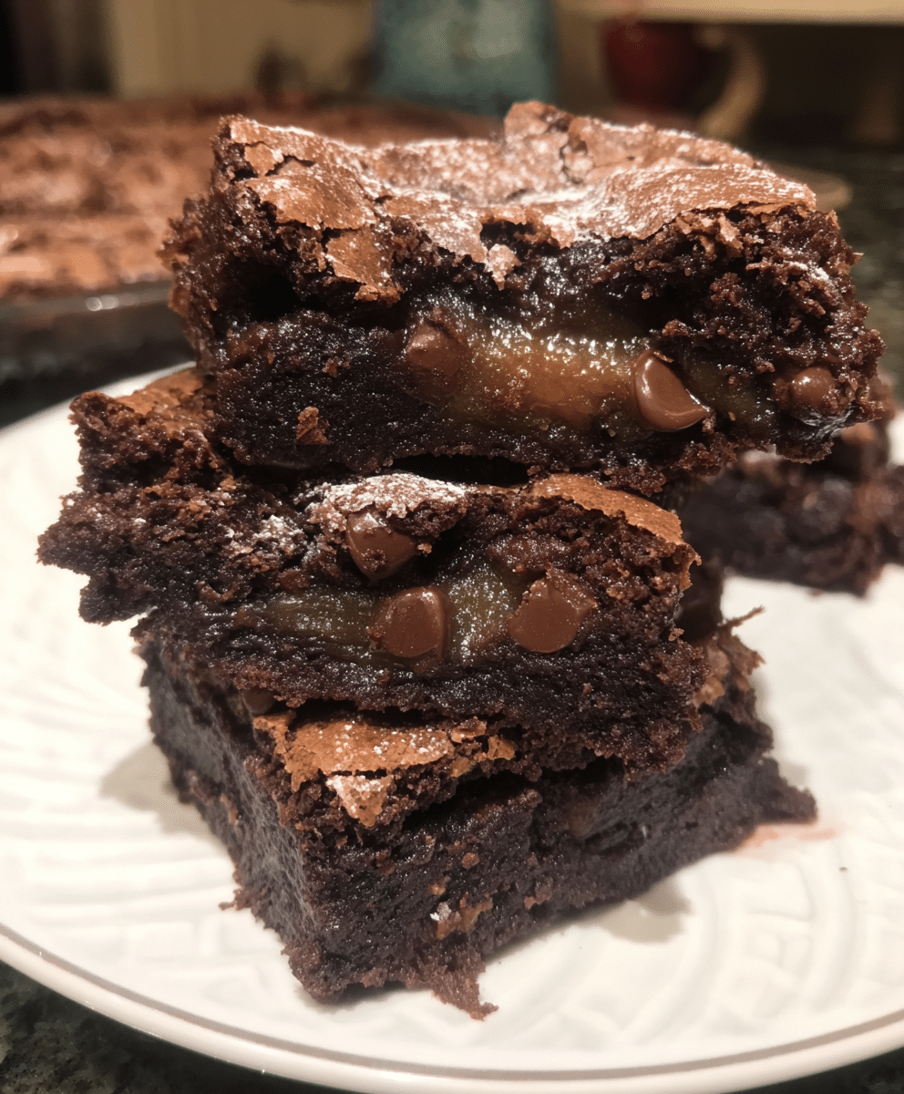 Fudgy Chewy Brookies - A perfect blend of brownies and cookies.