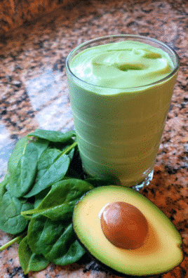 Avocado Banana Spinach Smoothie – Healthy Green Drink Recipe