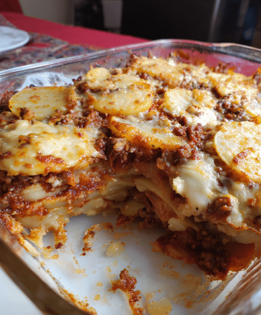 Cheesy Potato Lasagna Ingredients