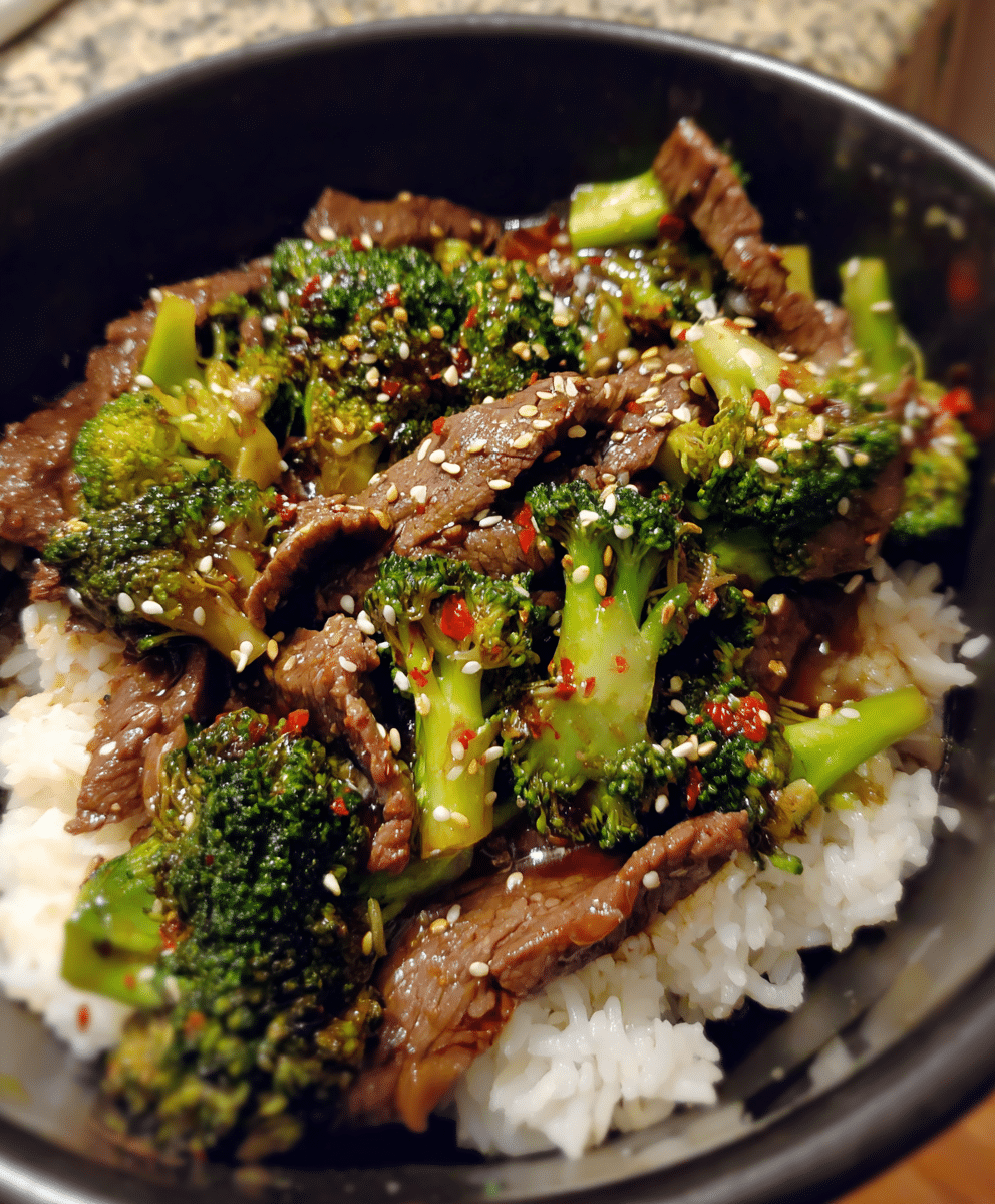 Easy Beef and Broccoli Stir-Fry with Rice
