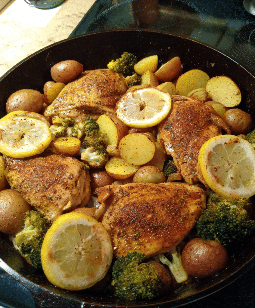 Easy One-Pan Chicken Recipe Card