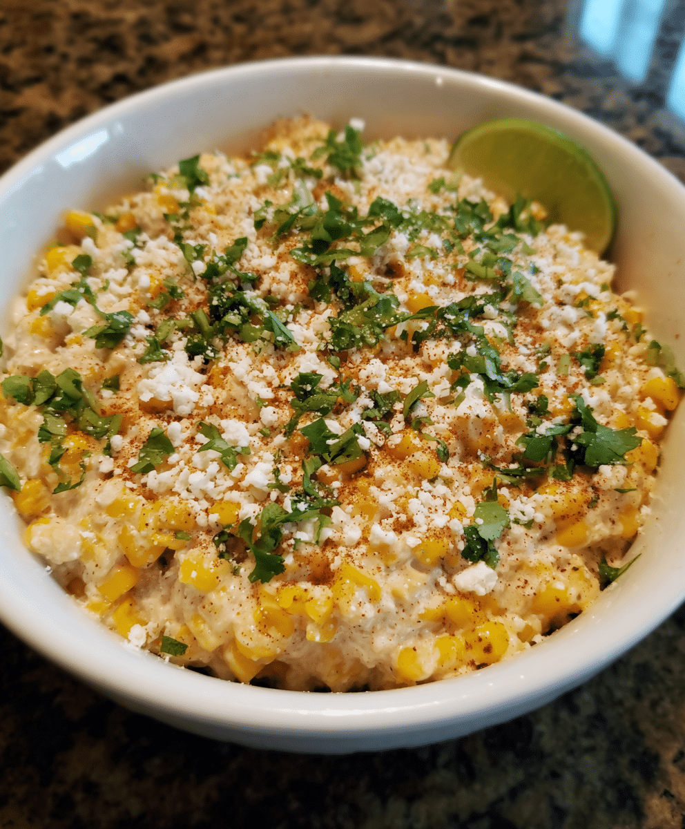 Mexican Street Corn Dip with Canned Corn