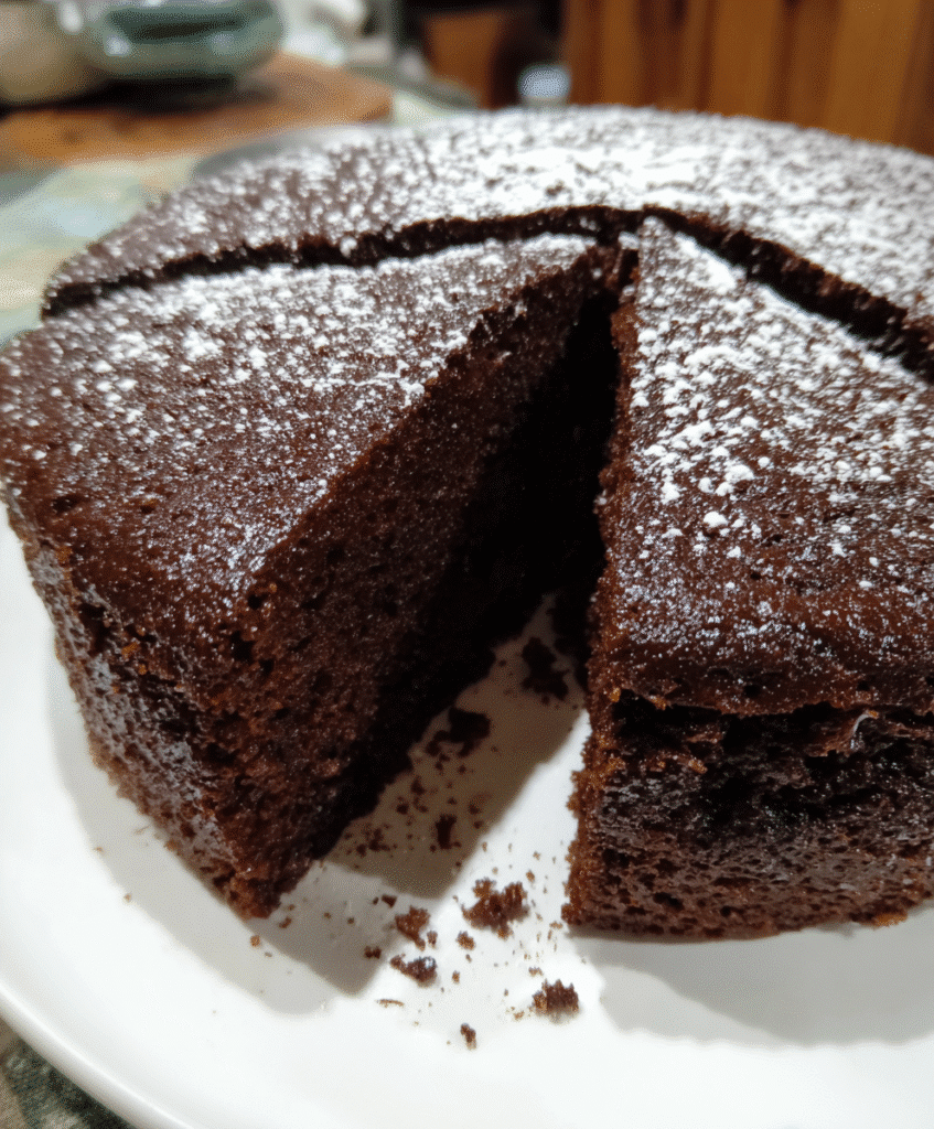 Chocolate cake ingredients with mayonnaise