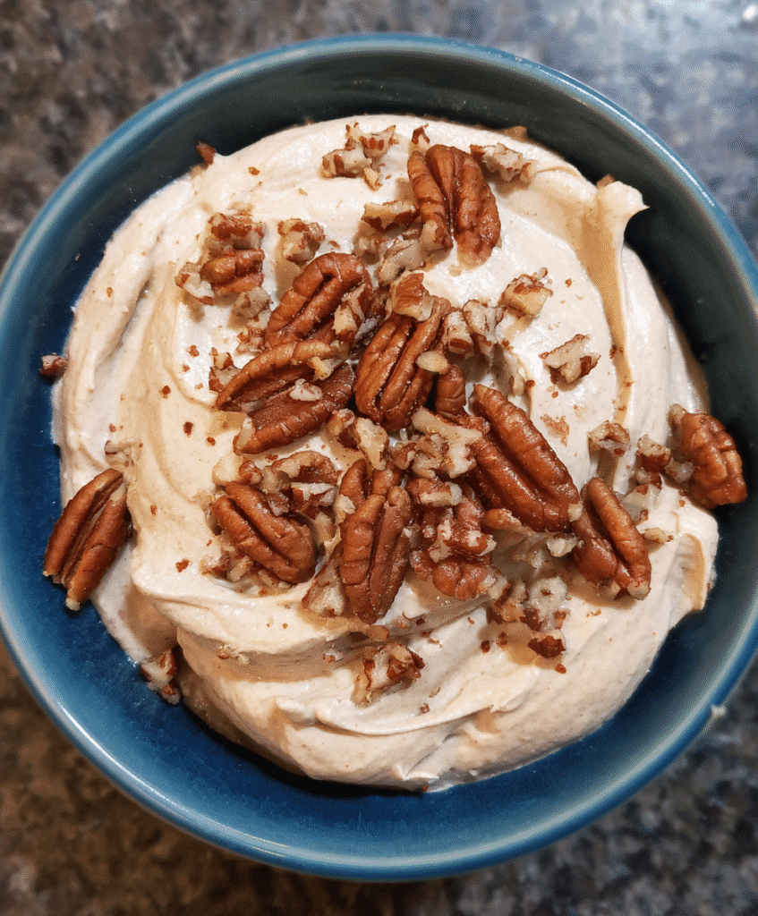 Pecan maple mayonnaise spread