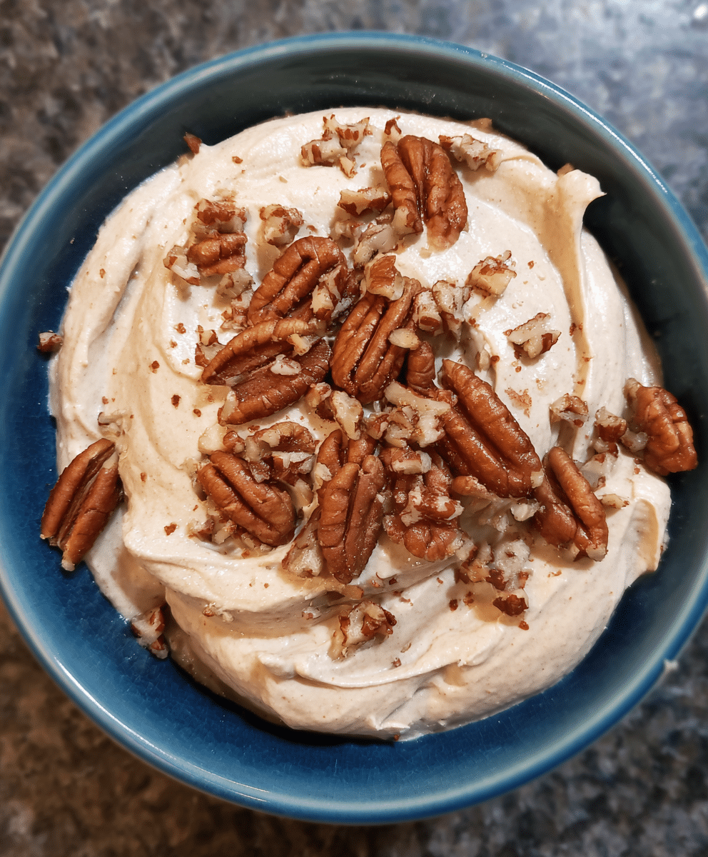Pecan maple mayonnaise spread