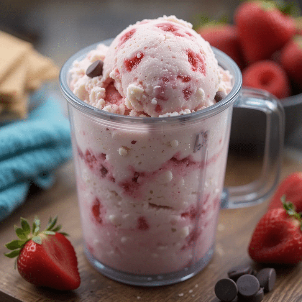 Strawberry cottage cheese ice cream ingredients