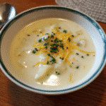 potato soup recipe with heavy cream and chicken broth
