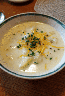 potato soup recipe with heavy cream and chicken broth