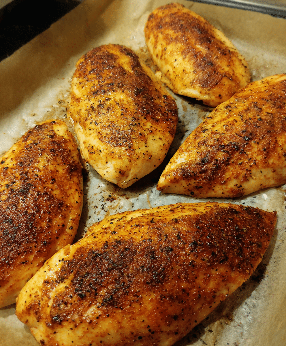 Quick and easy baked boneless skinless chicken breast recipe